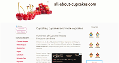 Desktop Screenshot of all-about-cupcakes.com
